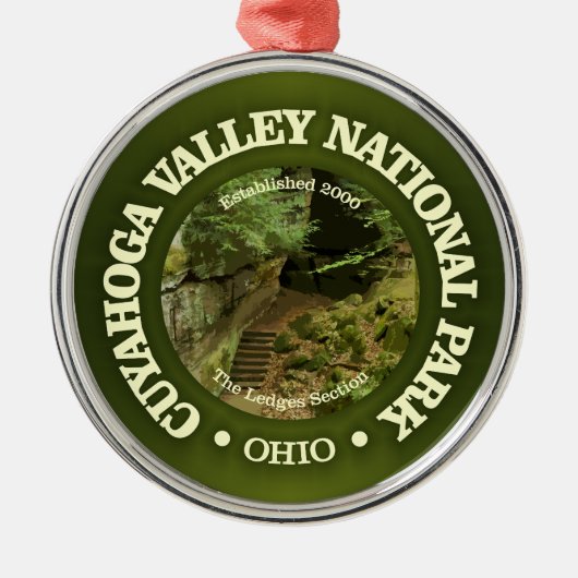 Cuyahoga Valley NP2 Metalen Ornament (Voorkant)