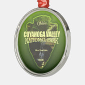Cuyahoga Valley NP (pijlpunt) Metalen Ornament (Links)