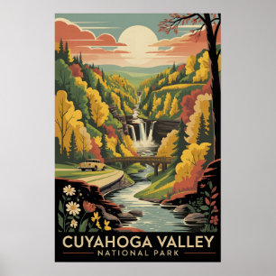 Cuyahoga Valley Oude Ohio Poster