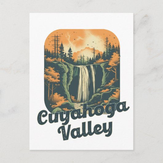 Cuyahoga Valley Reizen Briefkaart (Voorkant)