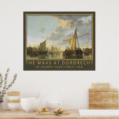 Cuyp's "The Maas"-poster Poster (Keuken)