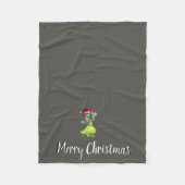 Cuz & Queenie-kerstvlinder Fleece Deken (Voorkant)