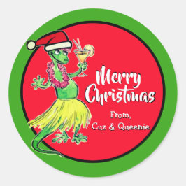 Cuz & Queenie Sticker Kerstlabels Vakantie