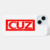 Cuz Stamp Case-Mate iPhone Case (Achterkant (horizontaal))