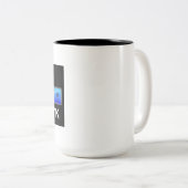CuZnPb - Mug Tweekleurige Koffiemok (Voorkant rechts)