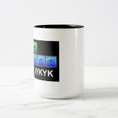 CuZnPb - Mug Tweekleurige Koffiemok (Center)