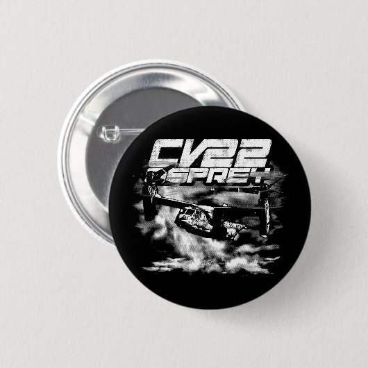 CV-22 OSPREY Pinback Button Button (Voorkant /achterkant)