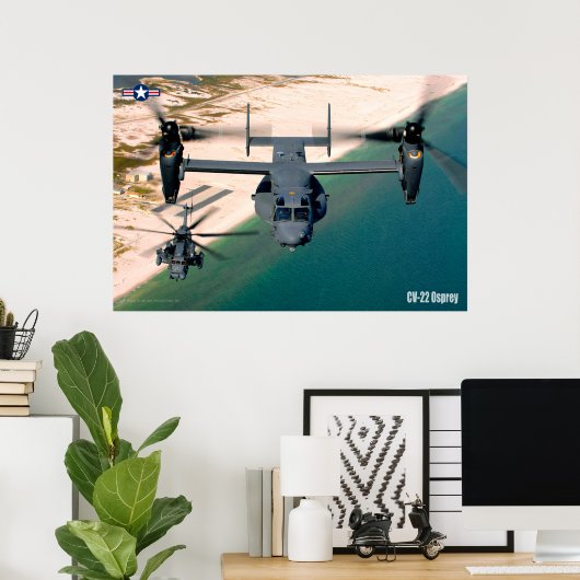 CV-22 OSPREY POSTER (Thuiskantoor)