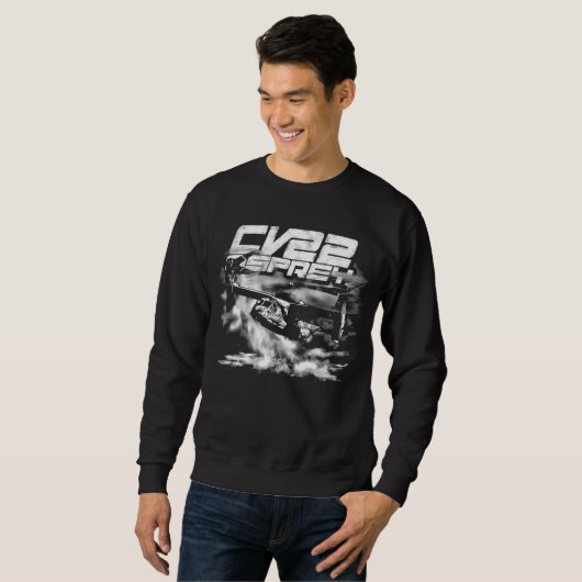 CV-22 OSPREY Sweatshirt T-Shirt (Voorkant volledig)