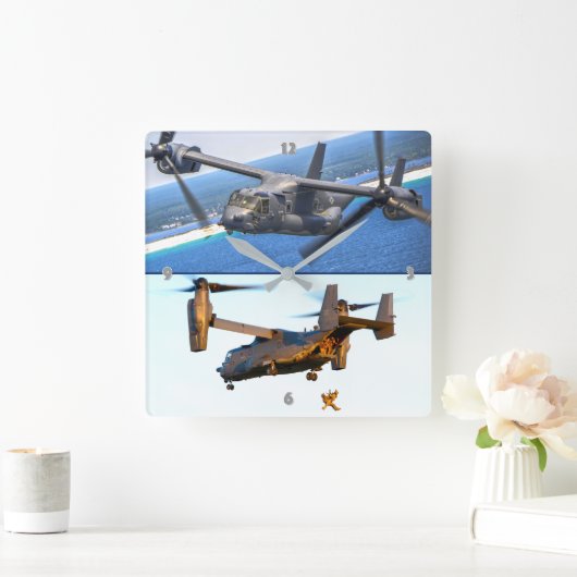 CV-22 OSPREY VIERKANTE KLOK (Huis)