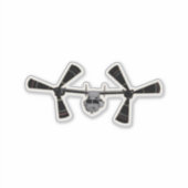 CV-22, Osprey, Vliegtuig met kantelrotor Sticker (Voorkant)