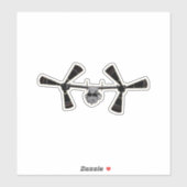 CV-22, Osprey, Vliegtuig met kantelrotor Sticker (Vel)