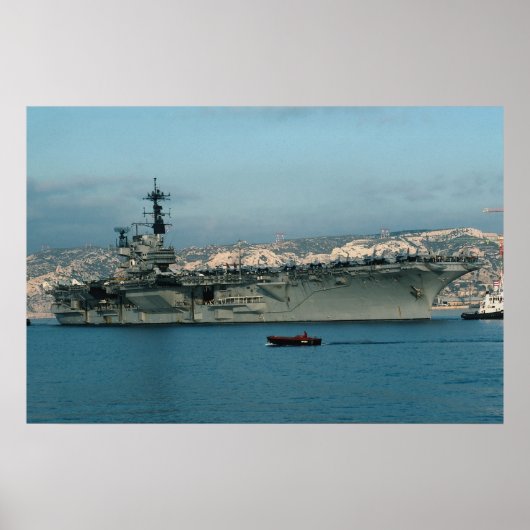 CV-59 "USS Forrestal" met volledige luchtvleugel, Poster (Voorkant)