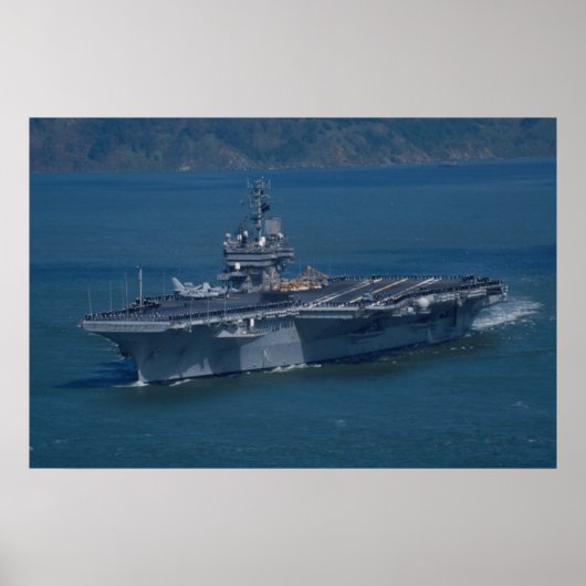 CV-64 Constellation, San Francisco Bay, Californië Poster (Voorkant)