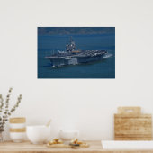 CV-64 Constellation, San Francisco Bay, Californië Poster (Keuken)