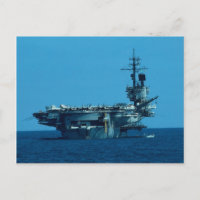 CV-66 "USS America" ontmanteling in 1996, stern