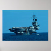 CV-66 "USS America" ontmanteling in 1996, stern Poster (Voorkant)