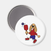 CV- Cocker Spaniel Spelen Pickleball Cartoon Magneet (Voorkant / Achterkant)
