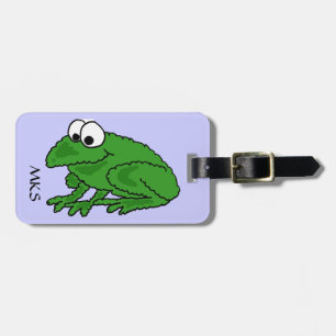 CV- Funny Frog Bagagelabel