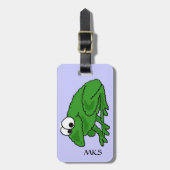 CV- Funny Frog Bagagelabel (Voorkant verticaal)