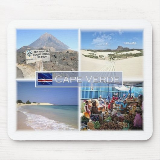 CV Kaapverdië - Afrika - Pico do Fogo - Muismat (Voorkant)