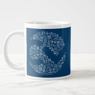 CV-pictogrammen - Jumbo-Mok Grote Koffiekop
