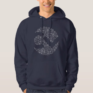 CV Pictogrammen - Mannen Hoodie