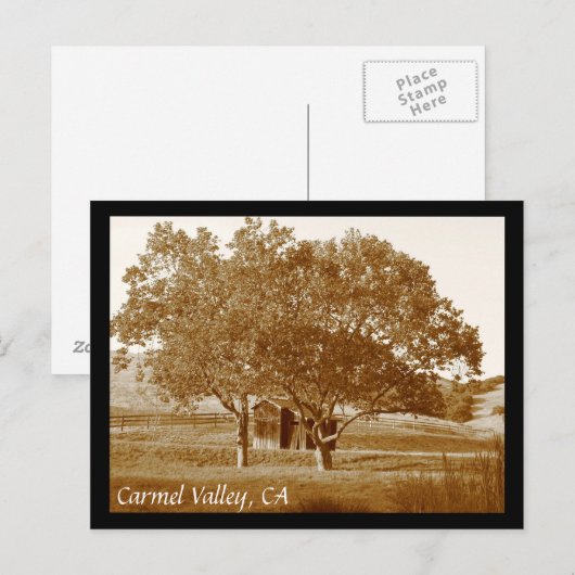 CV zomerschuur Briefkaart (Voorkant / Achterkant)