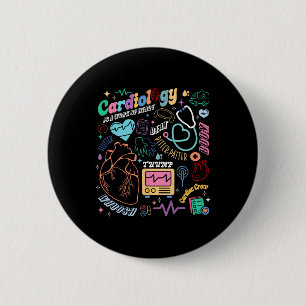 CVICU hartverpleegkundige retro-anatomie cardiolog Ronde Button 5,7 Cm