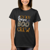 CVICU Nurse Boo Crew Spooky Halloween Boo Ghost Co T-shirt (Voorkant)