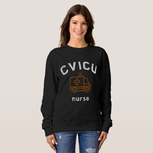CVICU Nurse Work School  Team Squad  Women 4 Trui (Voorkant volledig)