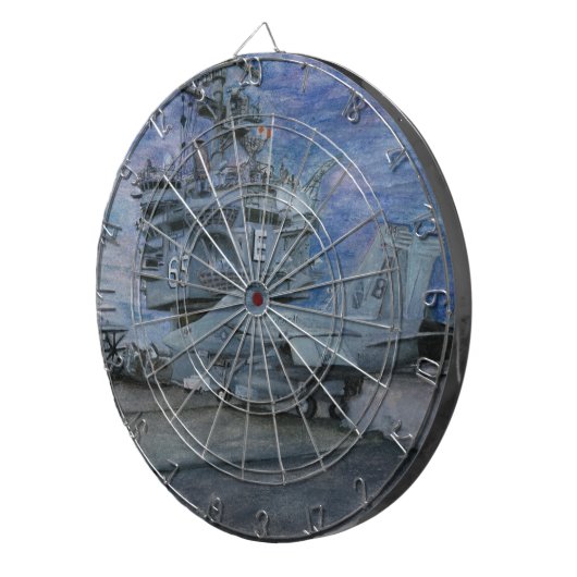 CVN-65 USS ENTERPRISE DARTBORD (Voorkant Rechts)