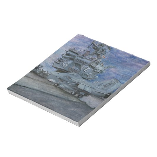 CVN-65 USS ENTERPRISE NOTITIEBLOK (Linkerzijde)