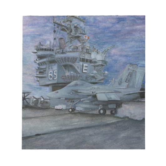 CVN-65 USS ENTERPRISE NOTITIEBLOK (Voorkant)