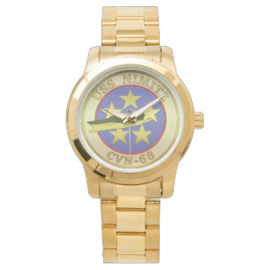 CVN-68 USS NIMITZ WRIST WATCH HORLOGE