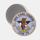 CVN-70 CARL VINSON Multi-Purpose Nuclear Magneet (Voorkant / Achterkant)