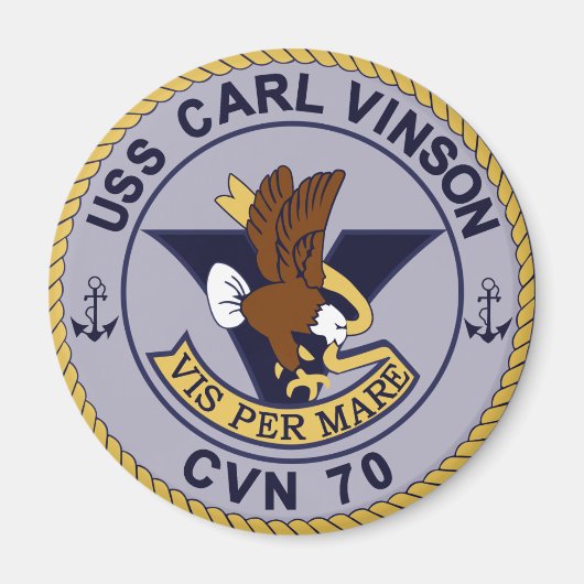 CVN-70 CARL VINSON Multi-Purpose Nuclear Magneet (Voorkant)