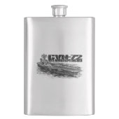 CVN-72 Abraham Lincoln Classic Flask Flacon (Voorkant)