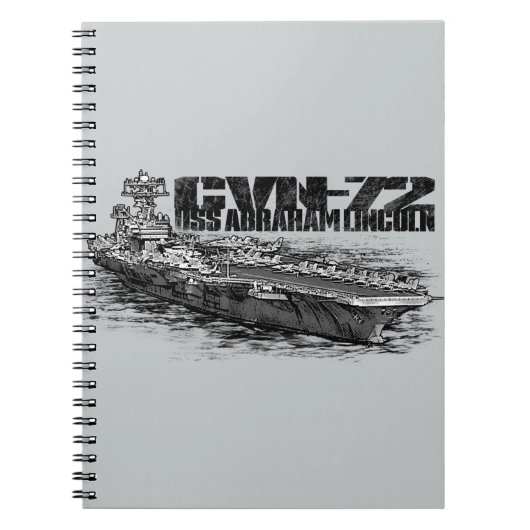 CVN-72 Abraham Lincoln Foto Notitieboek (80 pagina (Voorkant)
