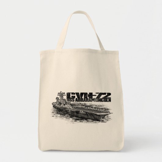 CVN-72 Abraham Lincoln Kruidenier Canvas tas (Voorkant)