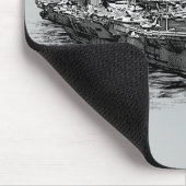 CVN-72 Abraham Lincoln Mousepad Muismat (Hoek)