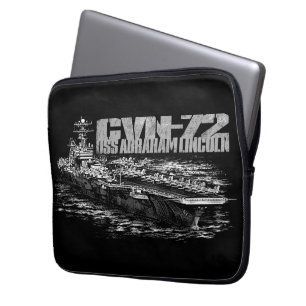 CVN-72 Abraham Lincoln Neopreen Laptophoes 13 Laptop Sleeve