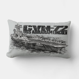 CVN-72 Abraham Lincoln Polyester Lumbaal Kussen 13