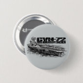 CVN-72 Abraham Lincoln Ronde Button (Voorkant /achterkant)