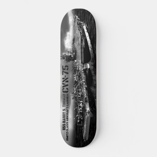 CVN-75 Harry S. Truman 8 1/8" Skateboard (Voorkant)