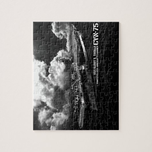 CVN-75 Harry S. Truman 8x10 Photo Puzzle met Gif Legpuzzel (Verticaal)