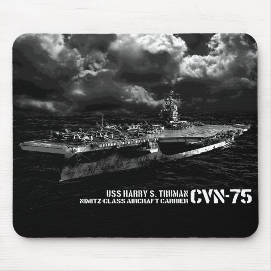 CVN-75 Harry S. Truman Mousepad Muismat (Voorkant)