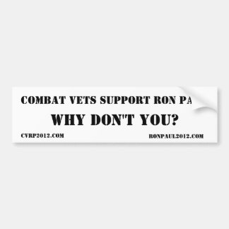 CVRP 2 BUMPERSTICKER