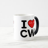 CW Continuous Wave Therapy Love Magische Mok (Voorkant rechts)