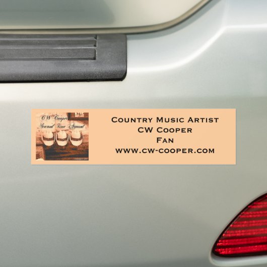 CW Cooper Bumpersticker (Op auto)